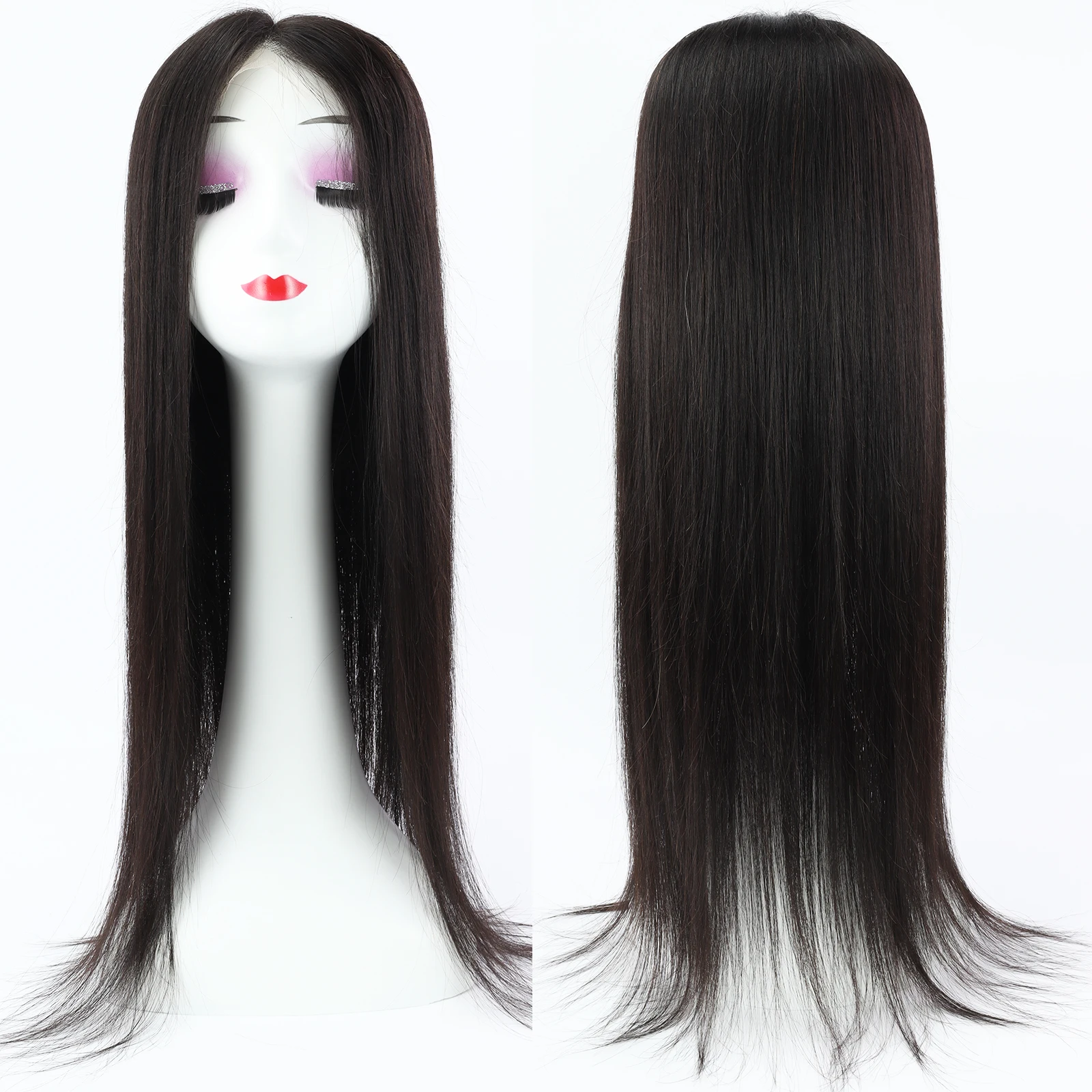 أسود طبيعي HD الدانتيل إغلاق توبر الدانتيل فروة الرأس قاعدة مستقيم الأوروبي ريمي الإنسان هيربيسي عقدة ابيض دائم للمرأة #3