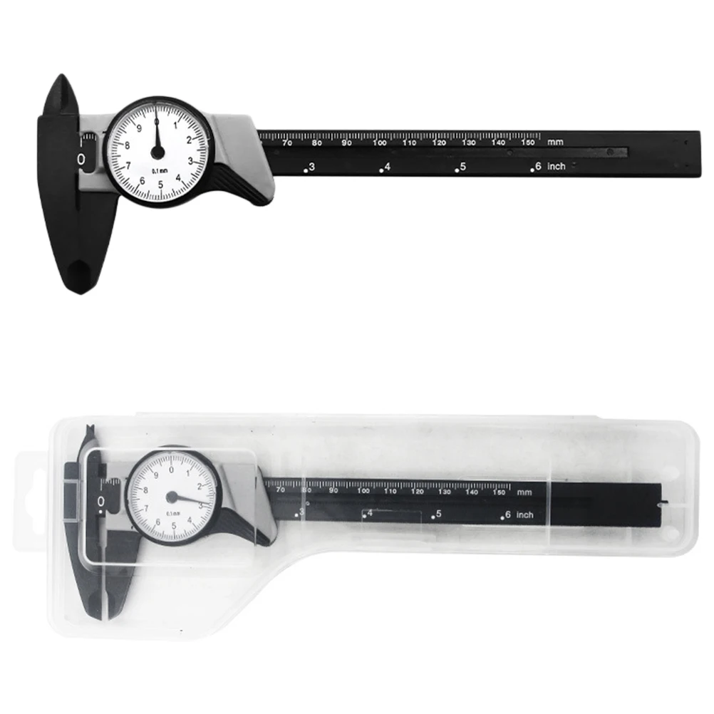 

Plastic Dial Caliper Shockproof High Precision Measuring Tool Depth Step Measurement Lightweight