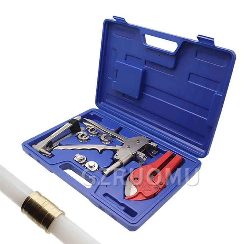 

Floor Heating Pipe 10-20MM Slide Tight Kit Manual Pex Tube Fit Special Crimping Pliers Geothermal Pipe Installation Repair Tools