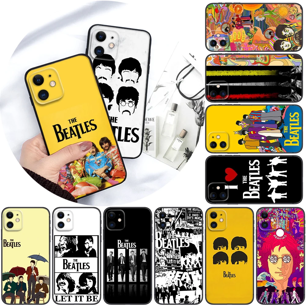 B-beatles abbey Soft Silicone Case for Redmi 7 7A 8 9A 9 9A 9C 10 9T 10X S2 10A 10C K20 K30 K40 Pro