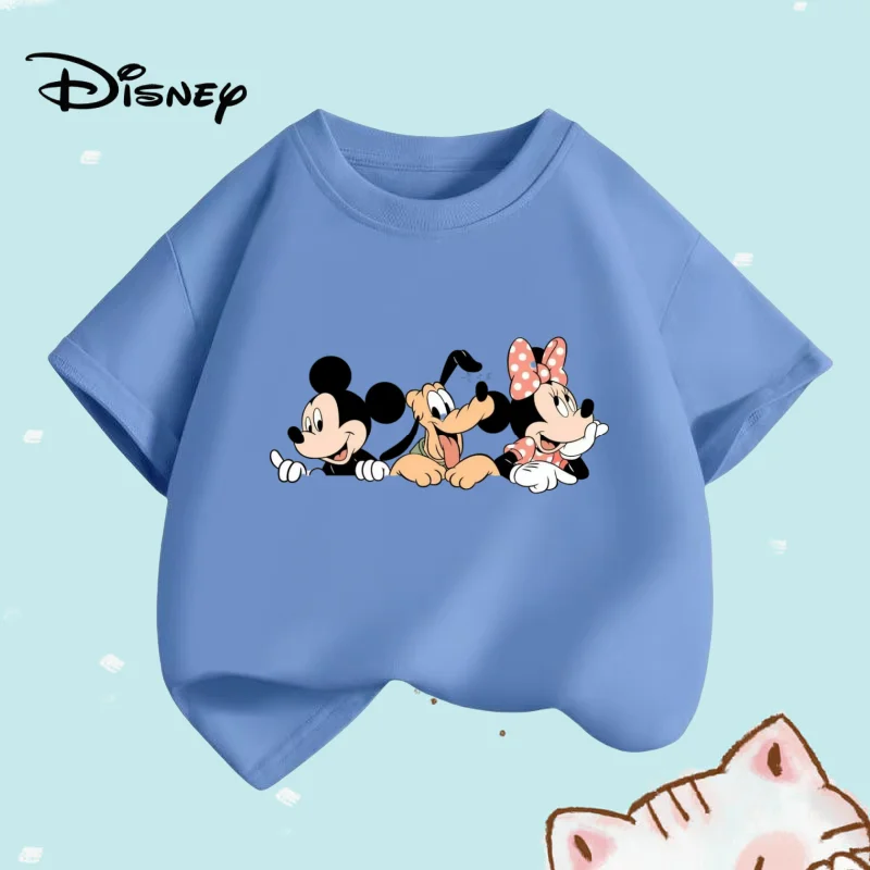 ملابس أطفال صيفية - تي شيرت بنمط الرسوم المتحركة لعائلة بيكسار - بلوزة عصرية برقبة دائرية وأكمام قصيرة #4