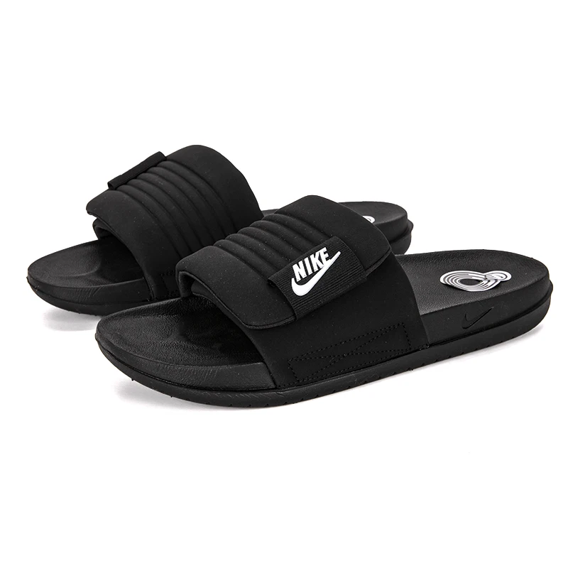 

Nike Men's Slippers Nike 0Ffc0Urt Adjust Slide Breathable Lightweight Outdoor Sandals Bathroom Casual Beach Shoes Dq9624-001