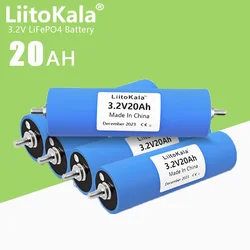 1-32PCS LiitoKala 3.2V 22Ah high capacity Deep cycle Lifepo4 Battery for 12v 24v 48V Li-ion Battery Rechargeable Battery Pack