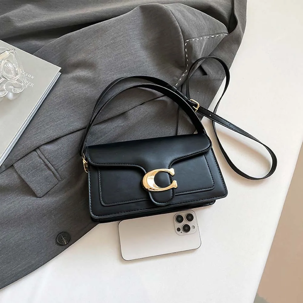 Cross-border niche high-end crossbody bag 2026 new style trendy retro versatile simple crossbody square bag