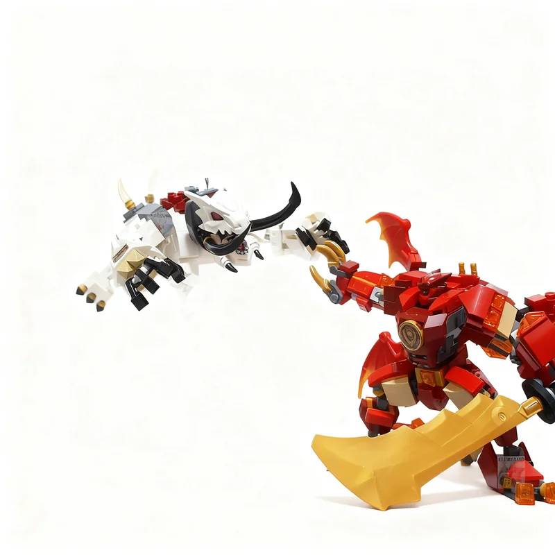 476pcs MOC Ninjia Upgraded Grimtak V1.5 Model Building Blocks Christmas Gift Assemble Brick Craft 3D Art Creative Collection