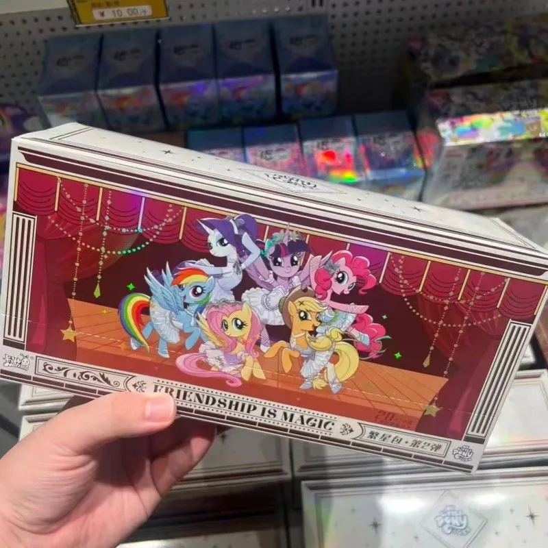 KAYOU Genuine My Little Pony Friendship Eternal 1 and 2 Bullets Starry Package Sound Rhyme Moon AR Gilded Decorative Gift