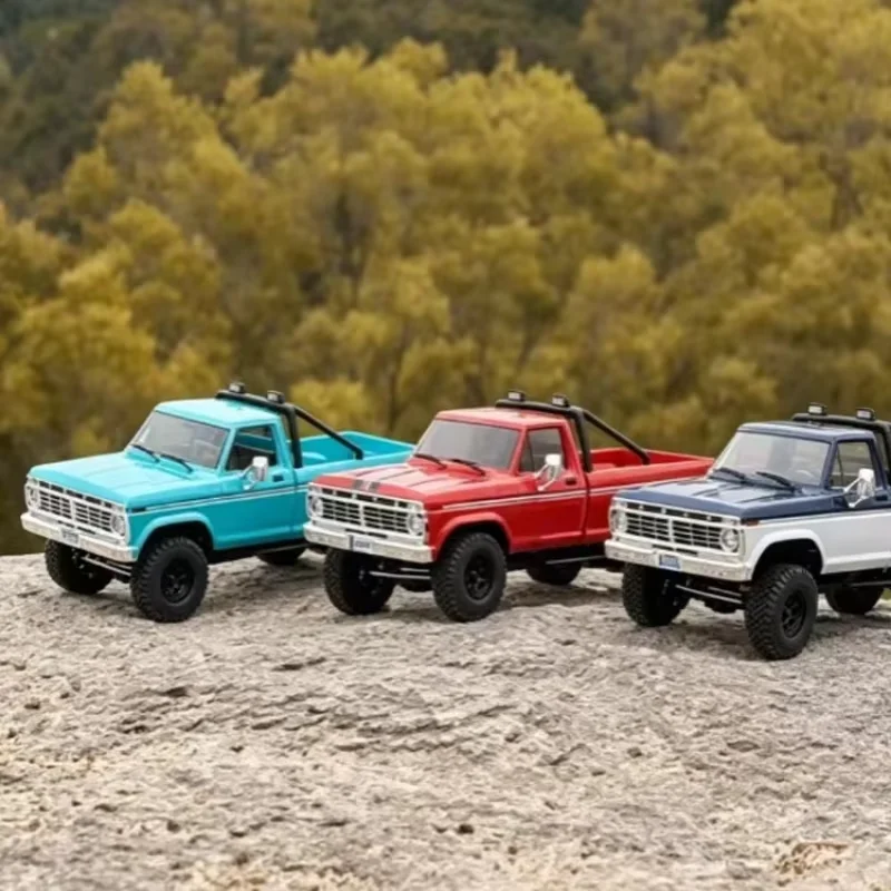 New FMS FCX18 II F-100 1:18 Remote Control Brushed 4WD Off-Road Crawler Pickup Simulation Ford With Light RC Two-Speed Model Toy