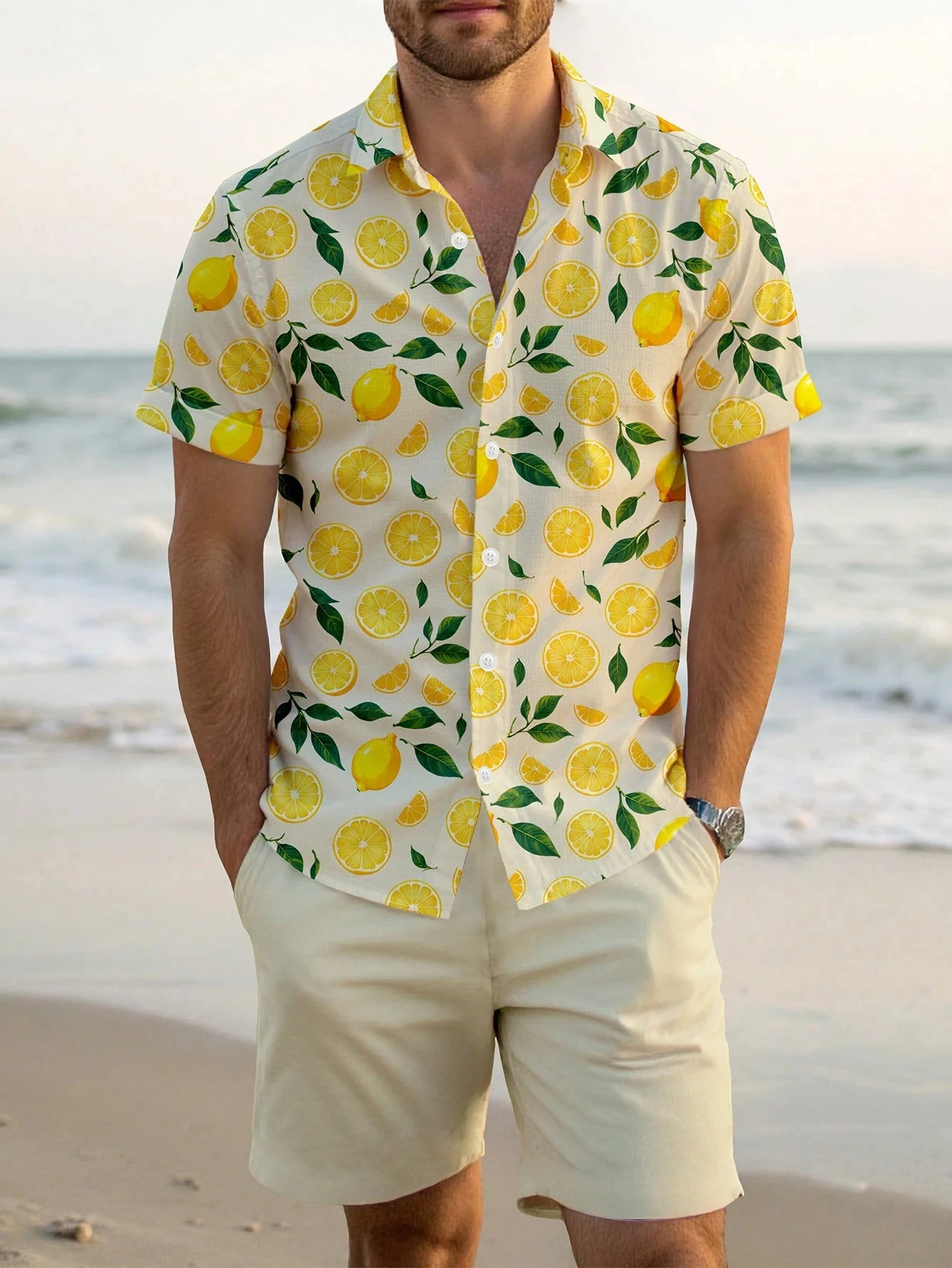 Hawaiian Fruit Floral Print Me - đánh giá và giá Printed Floral Shirt