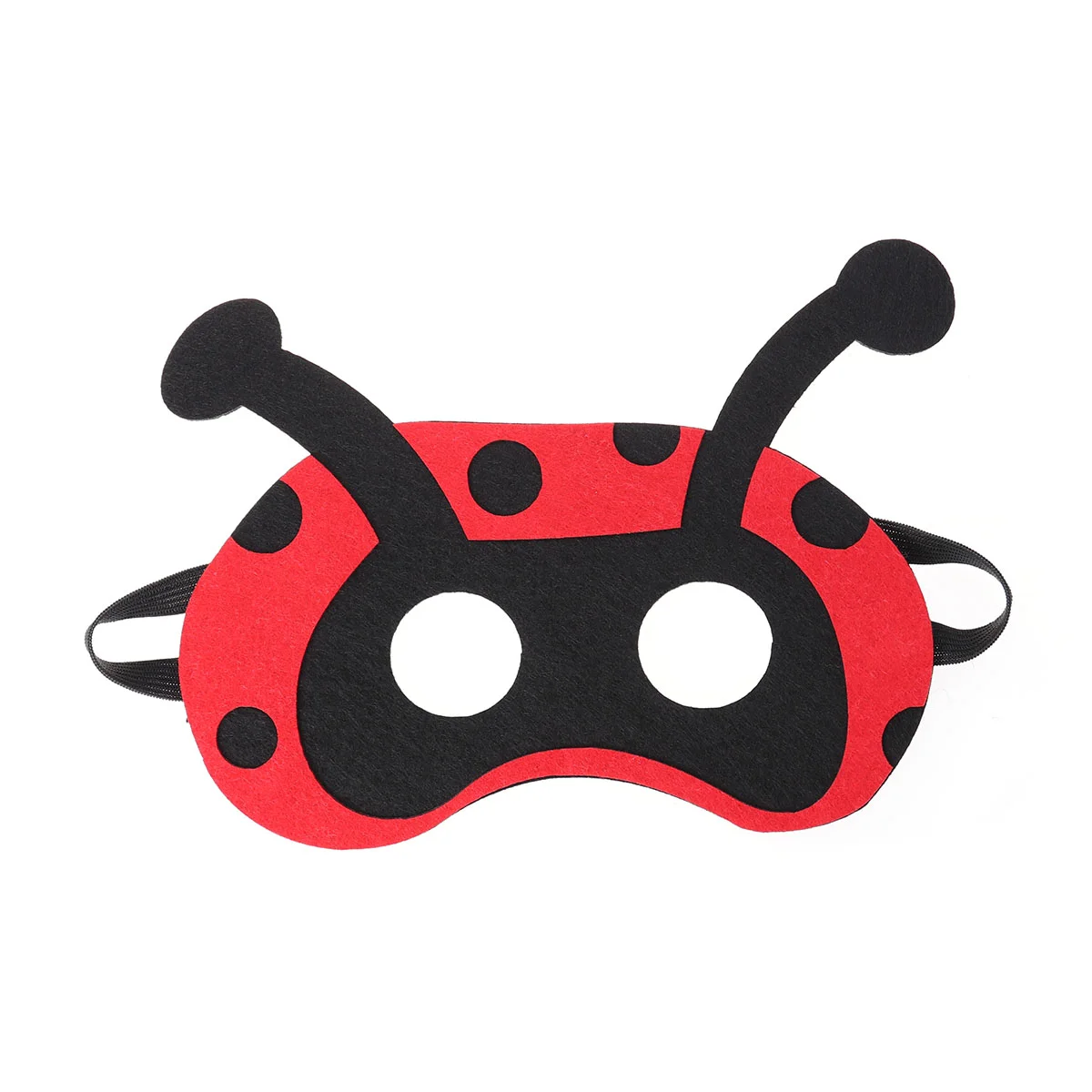 Cartoon Animal Masks Half-face Eye Masks Cosplay Costume Supplies Party Favors for Kids Boys Girls (Ladybird)