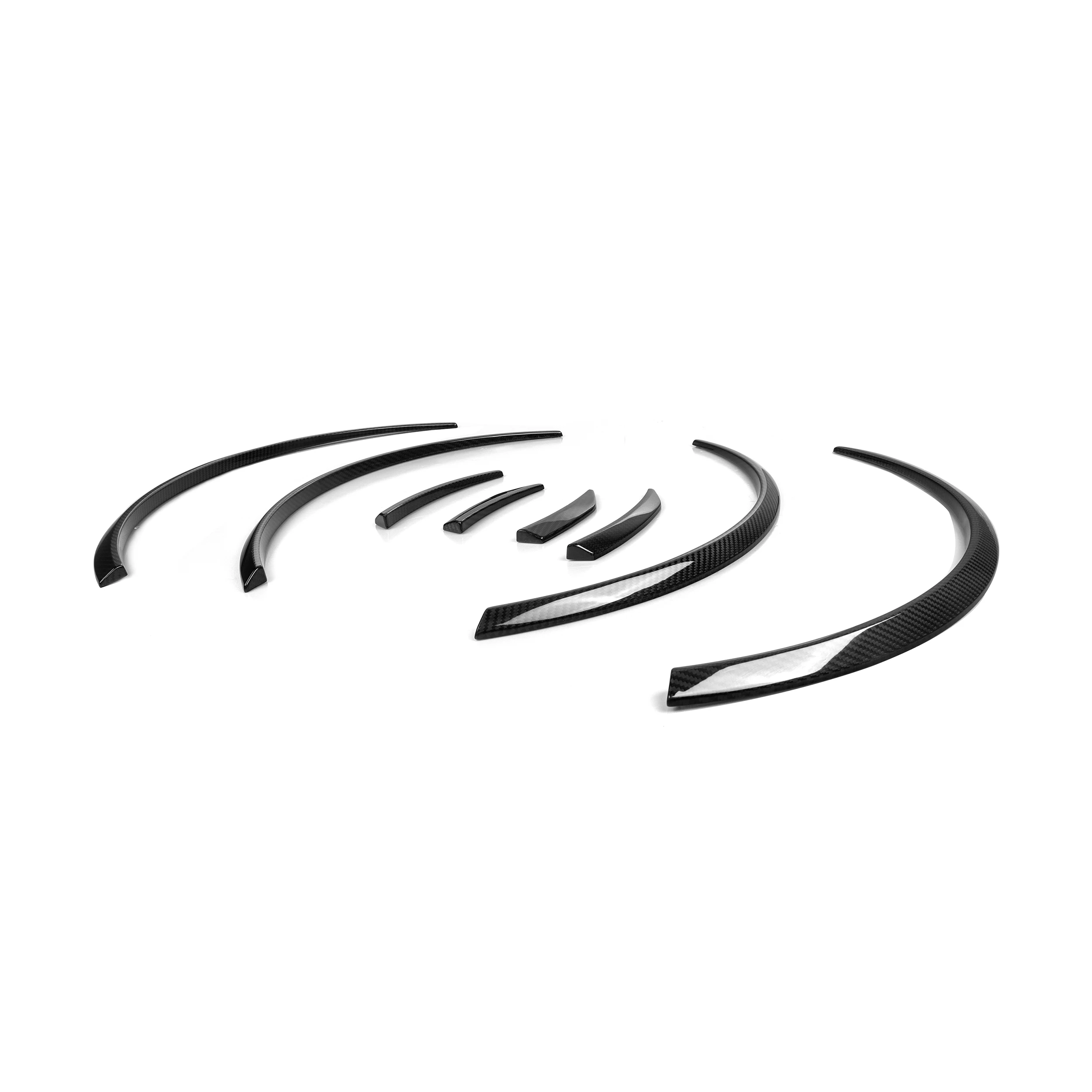 

G80 Wheel Eyebrow Ornaments 8PCS Dry Carbon Fiber MP Style for M3 G80 4-Door 2021+ G80 Car Wheel Brow