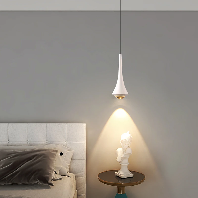 

Nordic Simple Chandelier Creative Telescopic Lifted Hanging Light Parlor Kitchen Table Droplight Cloakroom Bedside Pendant Light