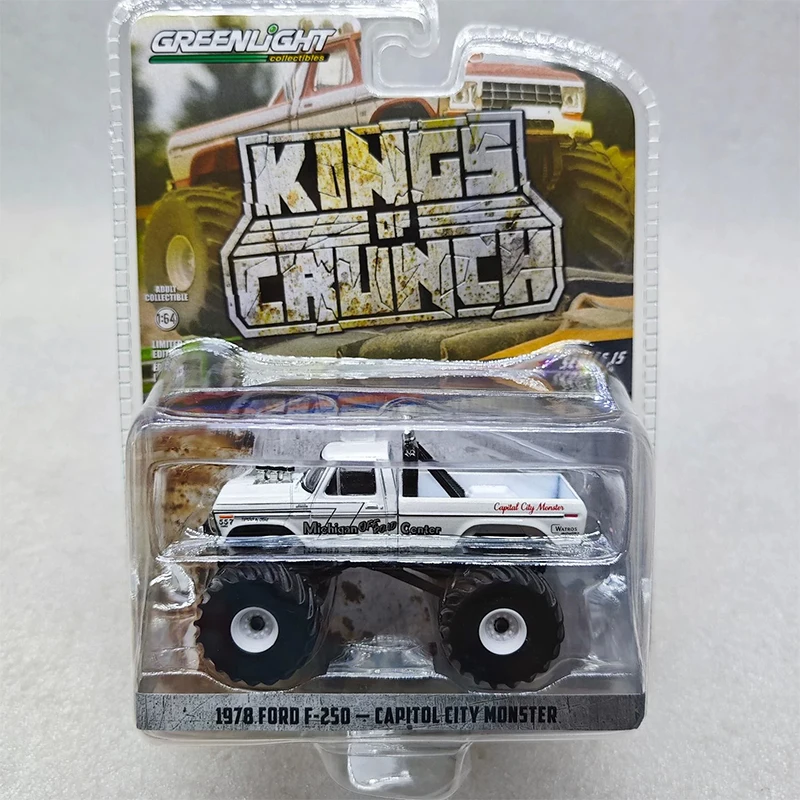 Greenlight 1/64 Proportion New Style Kings of Crunch Vee-Dub Truck Run on Empty Series Model  Alloy Car Child Christmas Gift