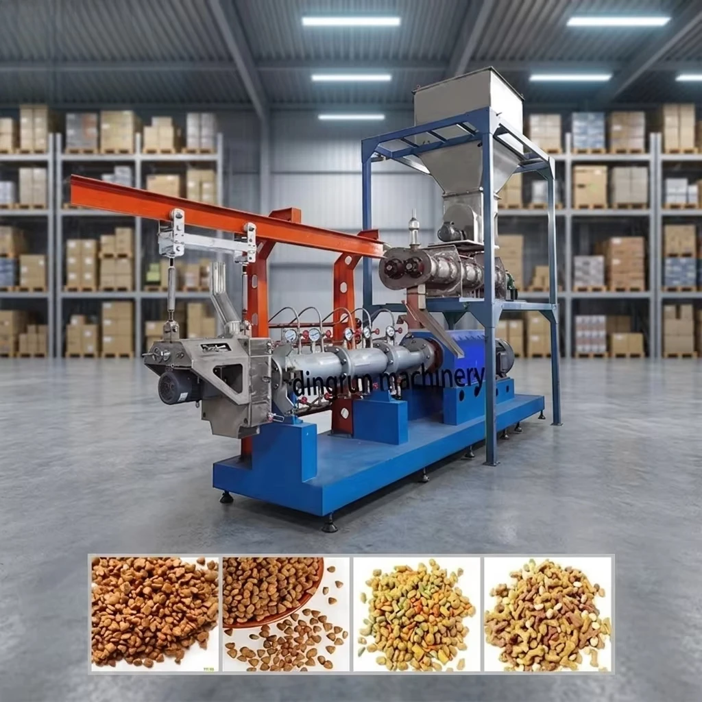 FOODLINE Wholesale Automatic Pet Food Maker Stable Extrusion For Pet Feed Factory Global Distributors Supply