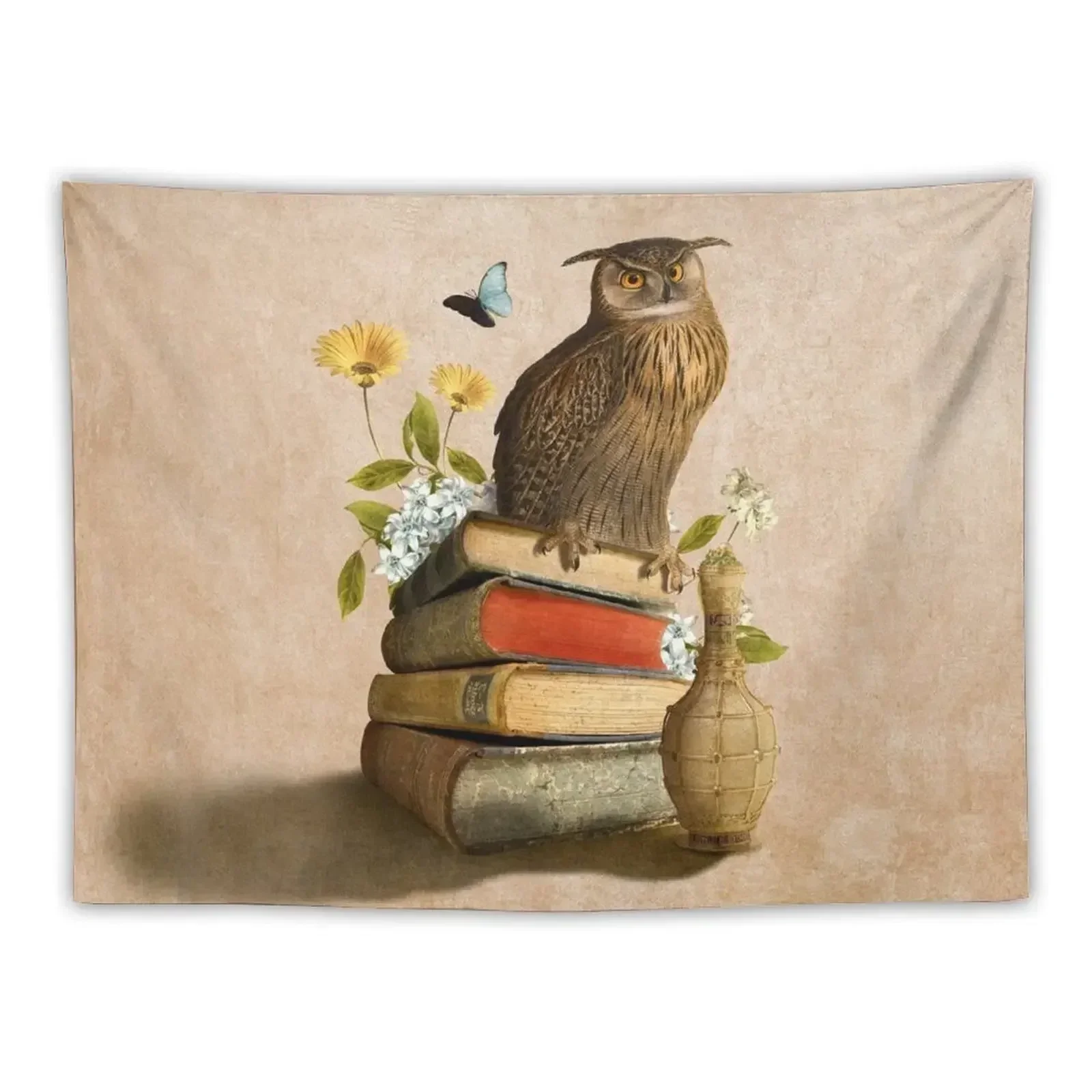 

Wise Owl Tapestry Cute Decor Carpet On The Wall Tapestry