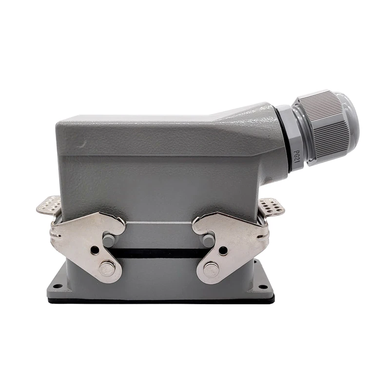 Industrial Heavy Duty 35A 6-Pin Screw Connection Rectangular Connector Plug HDC-HSB-006 F/M - Electrical Engineering Grade