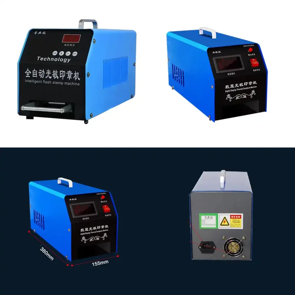 Digital Display Photosensitive Stamp Machine for Automatic Stamp Engraving Upgraded Version
