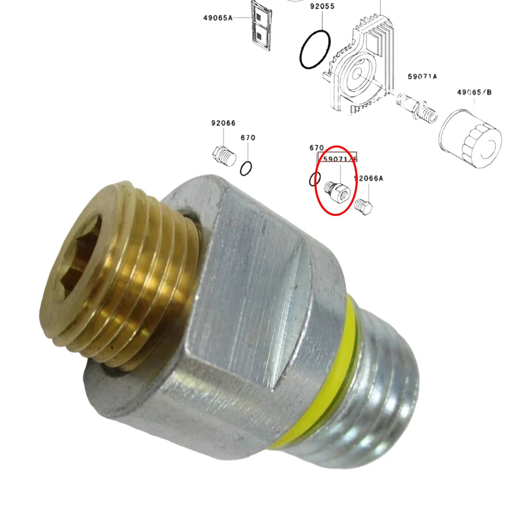 For Oil Change Tasks Oil Drain Adaptor Oil Change Tool Robust Construction Leak Proof Seal For Kawasaki FH721V