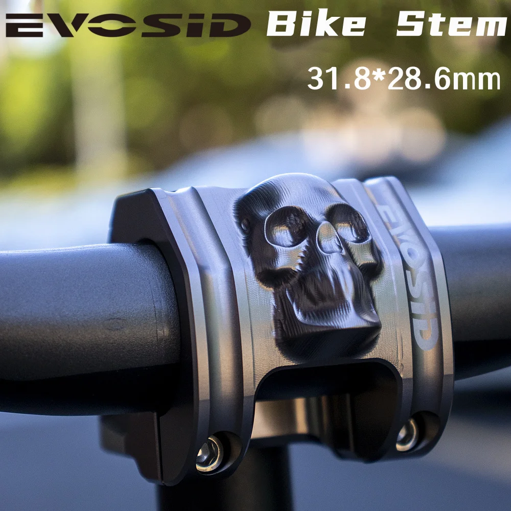 EVOSID MTB Bike Stem 31.8mm High Strength Aluminum Alloy Mountain Bicycle Handlebar Bridge Road Bike Rise Racing DH/AM/XC Stem