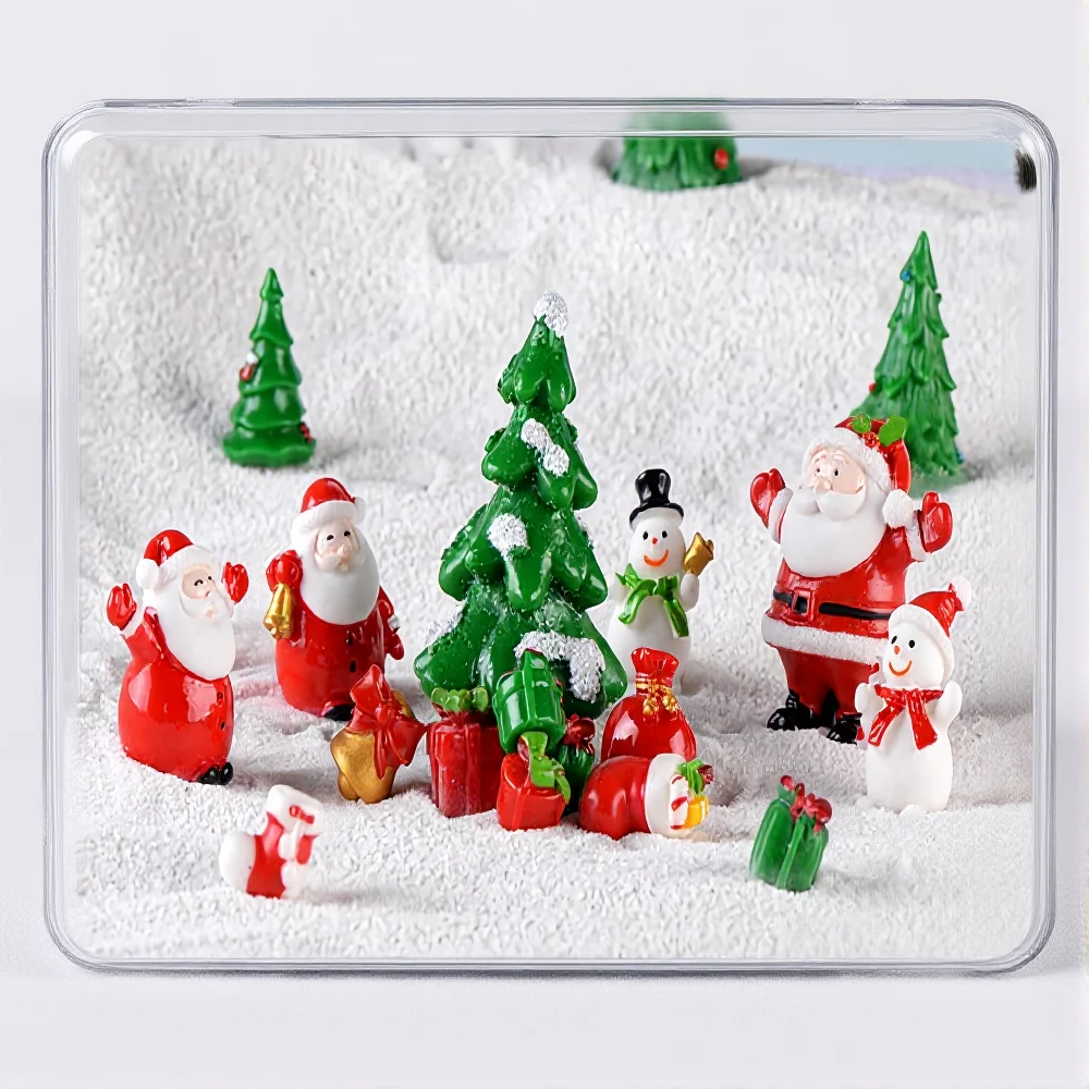 زينة عيد الميلاد الصغيرة للمنزل سانتا كلوز ثلج شجرة عيد الميلاد الرنة دمية الحلي ديكور المنزل هدايا السنة الجديدة للأطفال