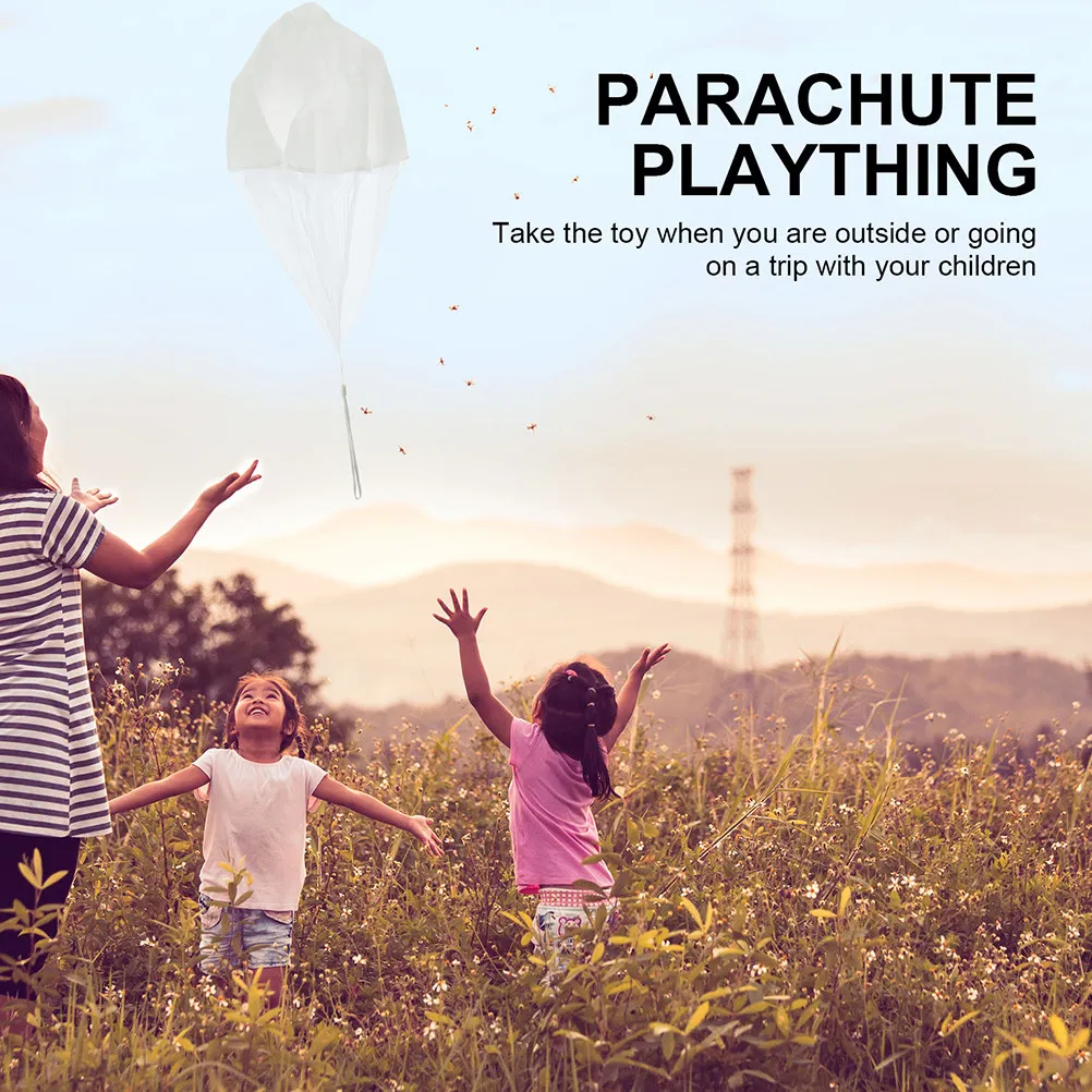 

3Pcs Parachute Hand Throw Outdoor Flying Game Kids Educational Plaything Children's Fun Gift Party Toy Parachute Toy