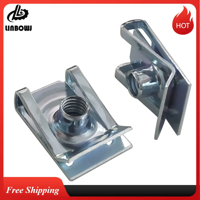 Clips de Type U Figuré avec Filetage, Reed Kg pour Voiture, Moto, Scooter, RL, M8, M6, M5, 8mm, 5mm, 6mm, 4mm, 5 pièces, 10 pièces