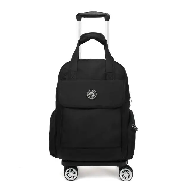 Women travel luggage Backpack Trolley bag Travel Tote Bag Women Carryon  Luggage Bag Oxford Rolling Wheeled Luggage Backpack bag