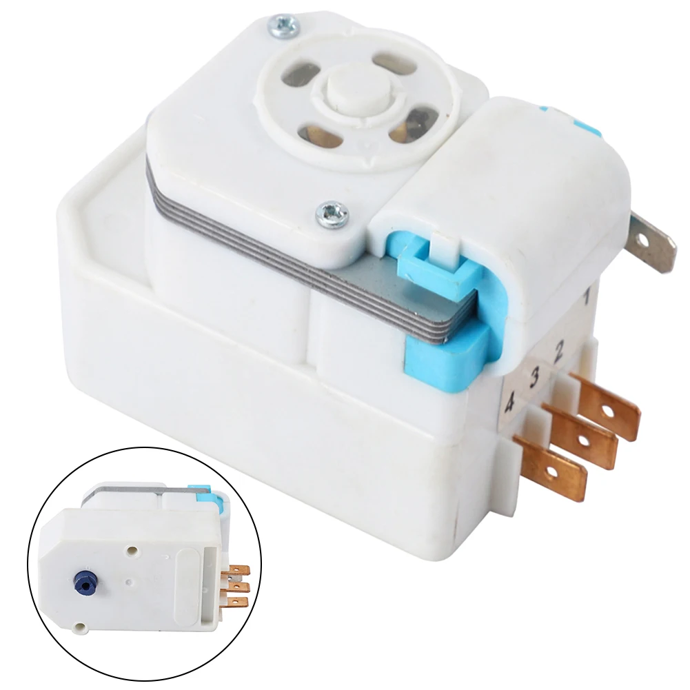

1PC Refrigerator Defrost Timer 200-240V 50-60HZ Electronic Defrost Timer MDE802ZC1 For All 220V Refrigerator Replacement Parts