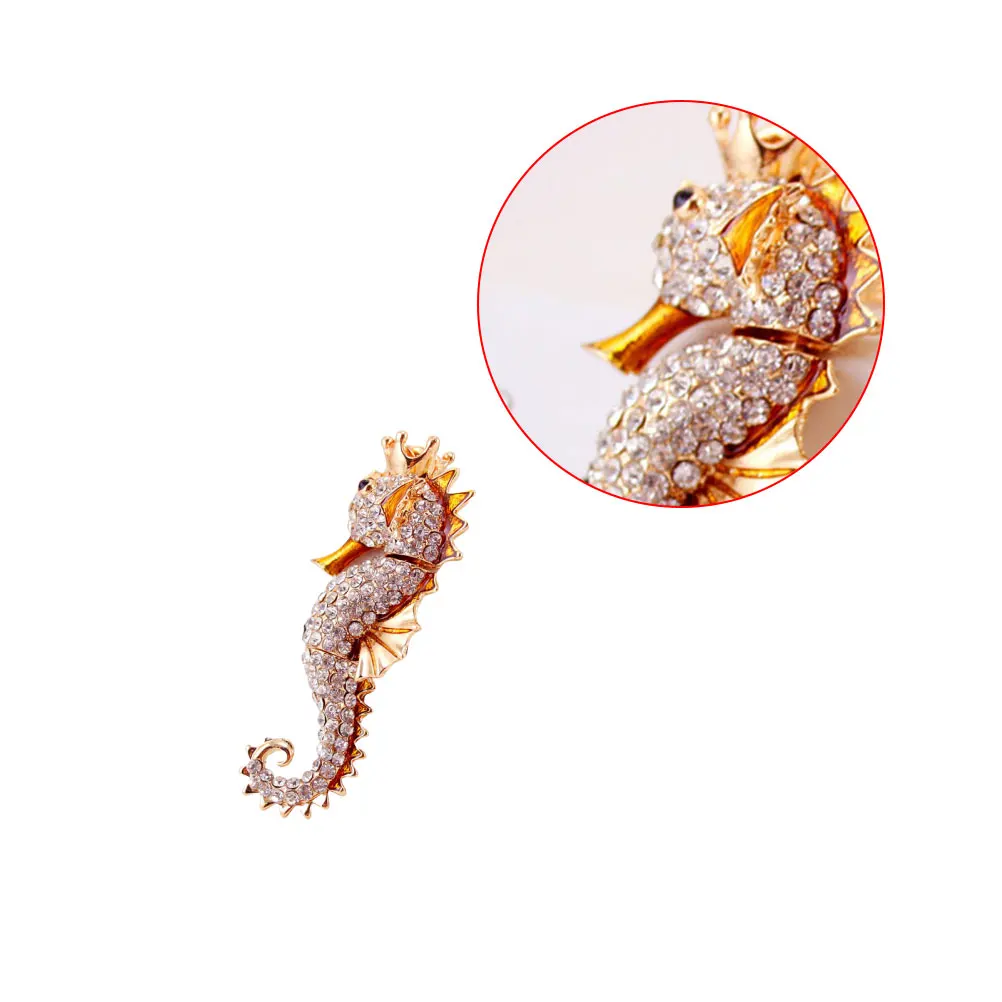 

Seahorse Keychain Purse Charm Handbag Charms Yellow Accessories Cute Keychains Lanyard
