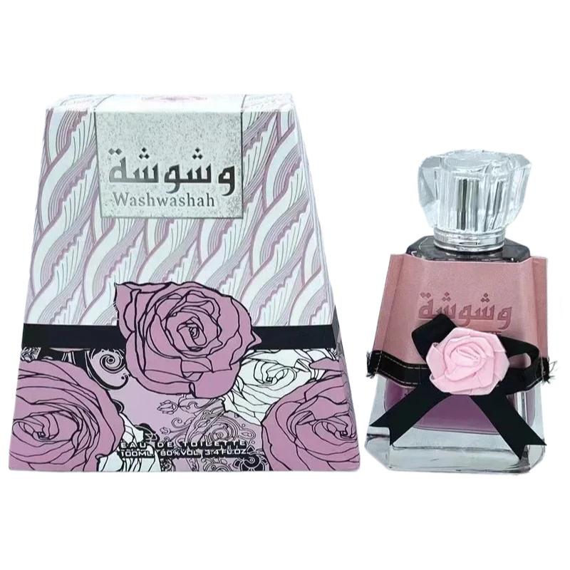 

Arab Perfumes Woman Arabic Long Lasting Rose Fragrance Body Spray EDT EDP Washwashah Original Parfum Pheromone For Women