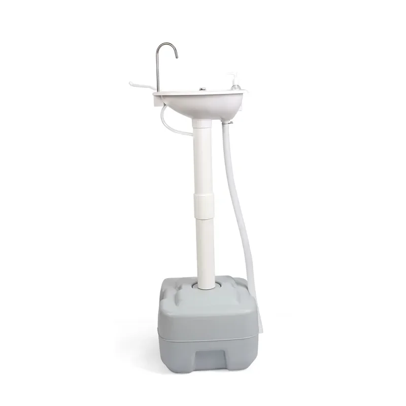 Portable All-in-one Washbasin, Can Also Be Used with Toilet, Mobile for Camping and Outdoor Activities