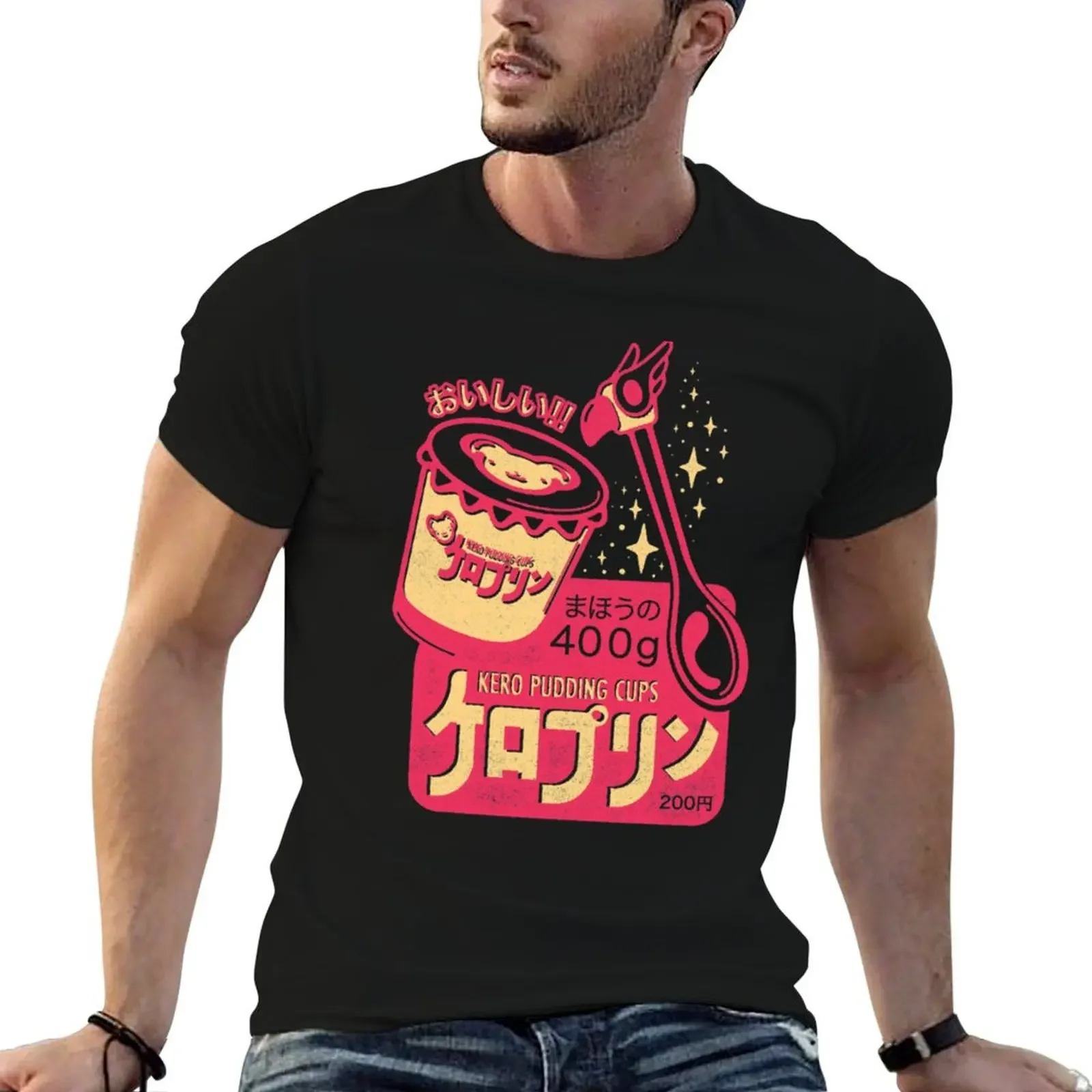 Kero Pudding T-Shirt graphics oversized graphic tee summer 2025 graphic shirts mens tall t shirts