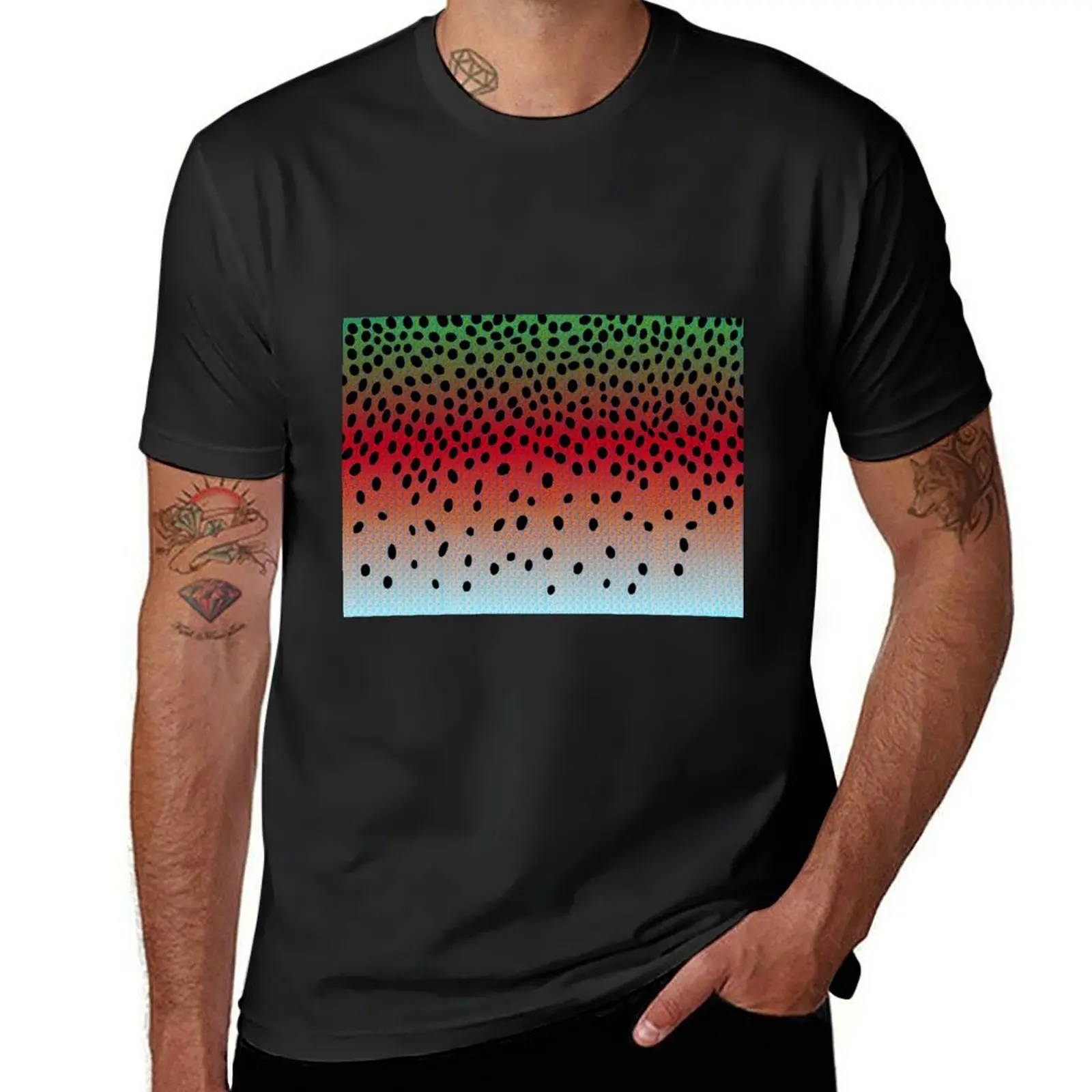 

Rainbow Trout Camo T-Shirt graphics sublime Men's t-shirts