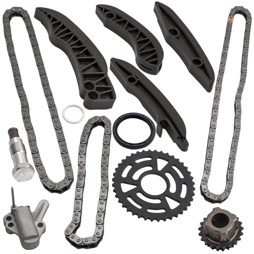 مجموعة سلسلة التوقيت لمحرك BMW N47 D20 2.0 N47D20A N47D20C 11318509926   لـ 1 3 5 X1 X3 Series العلوي السفلي N47/N47N ديزل