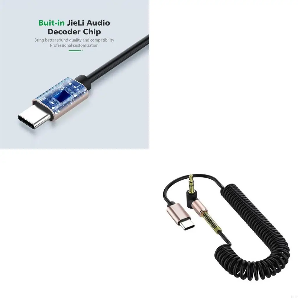 E1PF USB Type C до 3,5 мм аудио кабеля динамика динамика динамика.