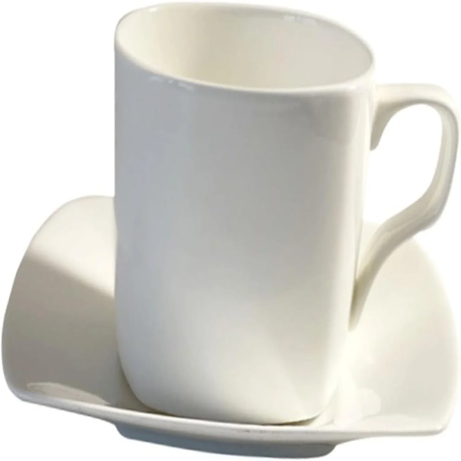 

High-quality, stylish and premium Ceramic Espresso Shot Glass Teacup, Bone Latte Cup, and Oatmeal Mug with Saucer - Perfect set