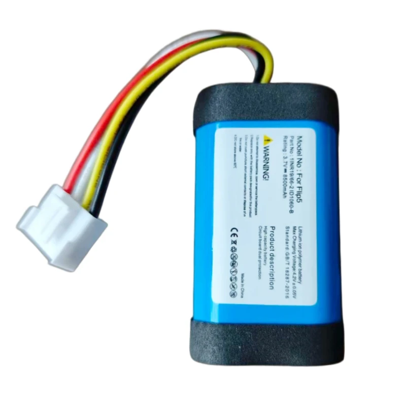 100% New High Quality Original 1INR19/66-2 ID1060-B 8500mAh Wireless Bluetooth Speaker Battery For JBL Flip 5 Batteries+Tools