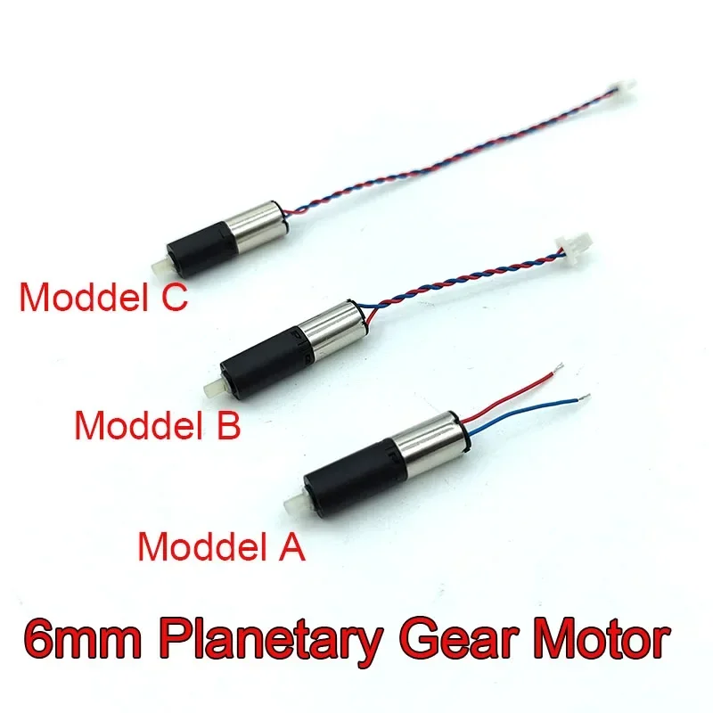 

Mini Tiny 6mm Planetary Gear Motor DC 1.5V 3V 3.7V 5V Slow Speed Gearbox Reduction Micro Small Coreless Motor Robot DIY