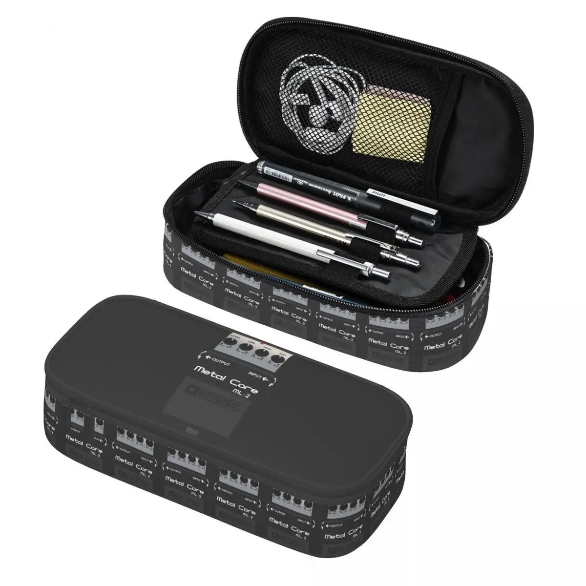 Estojo de Lápis para Pedal de Guitarra Boss Overdrive Bluesbreaker, Estojo de Lápis, Bolsa de Armazenamento para Material de Escritório, Estojo de Canetas de Grande Capacidade, Bolsa de Lápis