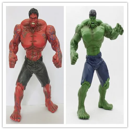 

26 см фильм Мстителей красный/зеленый Халк фигурки подвижные суставы ПВХ статуя модель куклы подвижная аниме игрушка детский подарок