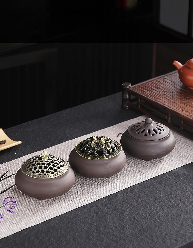 Ceramic Incense Burner For Aromatherapy Home Decor_voghion.com