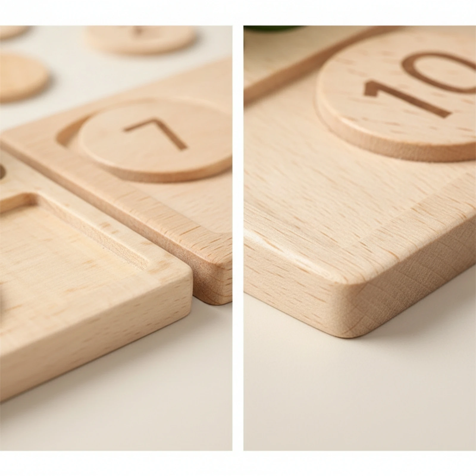 Counting Board with Pegs Smooth Arithmetic Board Math Toy Educational Tactile for Preschoolers, Homeschool, Classroom