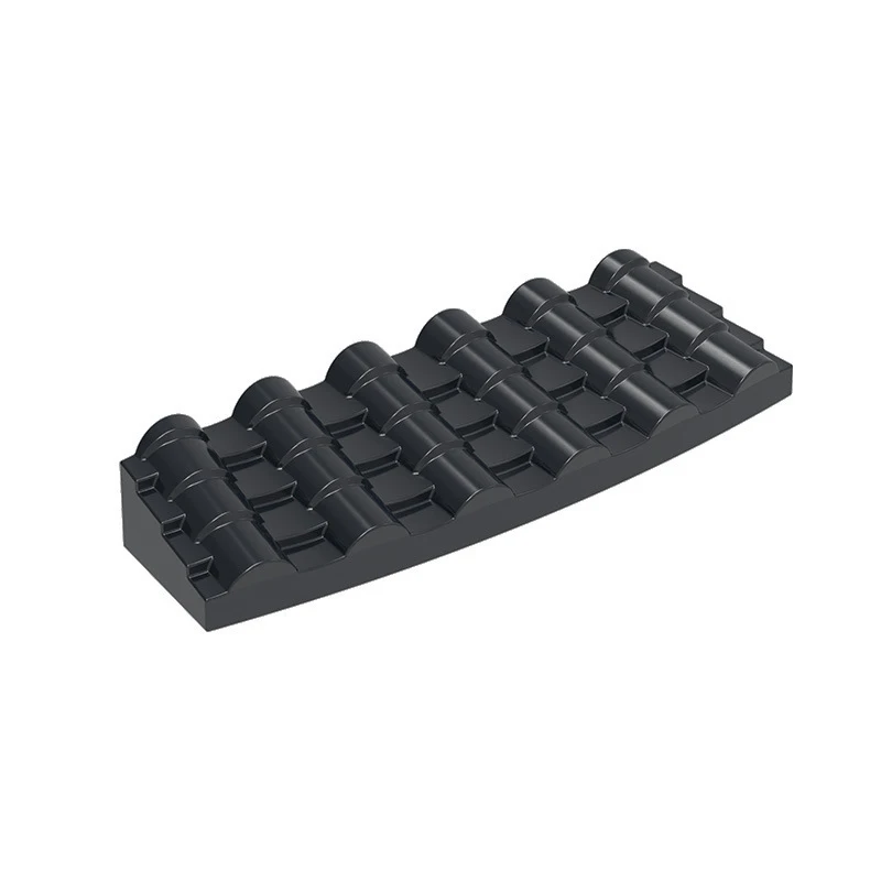 MOC 1PCS 73682W 특수 아치 타일 55x16 지붕 빌딩 블록 키트 하우스 성 벽돌 입자 조립 장난감 어린이 키즈 선물