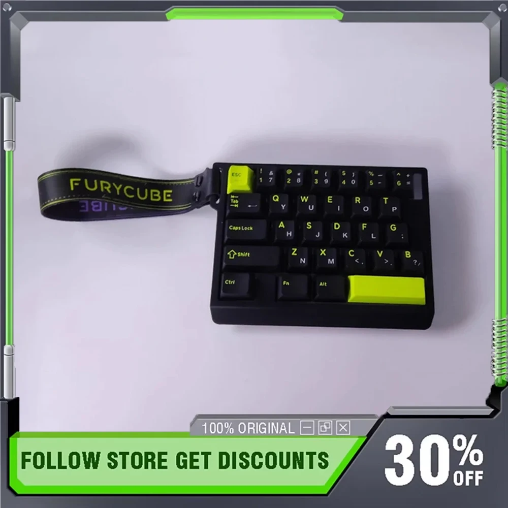 Furycube M30he Wired Magnetic Axis One-handed Keyboard Waterproof Dustproof Pc E-sports Gamer RGB Professional  Keyboard