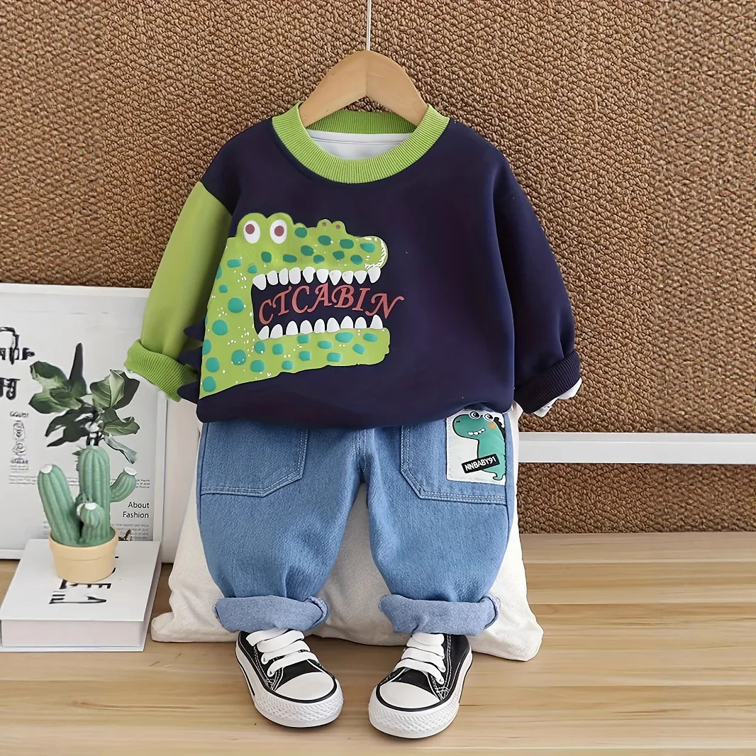 

Spring & Autumn Kids 2-Piece Sweatshirt Outfit