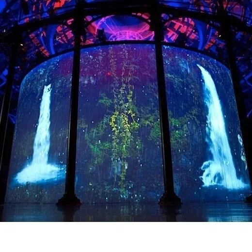 

360 Degree 3D Holographic Projector Screen Holo Gauze Screen Hologram Mesh Screen for 3D Hologram Show
