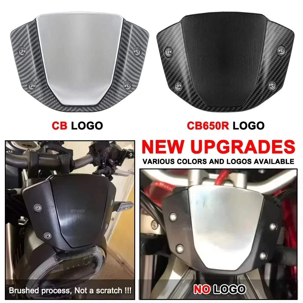 

Motorcycle Windshield Windscreen For Honda CB650R 2024-2025 For CB 650R 2019-2023 Front Sport Wind Deflector Protector Cover