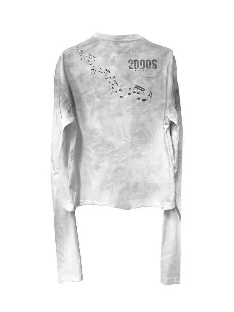 Japanese Subculture Retro Women Long Sleeve T Shirt Streetwear Hip Hop Gothic Harajuku Grunge Tops Punk Tees 2025 Autumn New