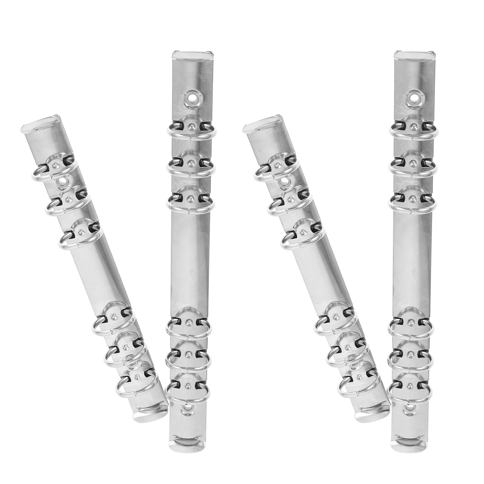 

4Pcs Loose Leaf Binder High Grade Segmented Creative Scrapbook Clips Office School Stationery Supplies Loose Leaf Binder