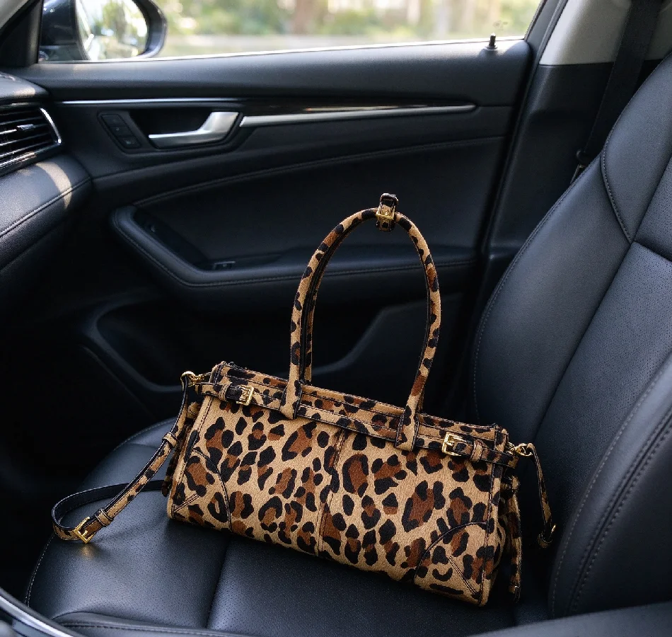 Ladies Classic Designer Shoulder Crossbody Bag Vintage Designer Style Smooth PU Leather Multi‑Layer Storage Handbag Anti‑Fade Lightweight Purse Suitable For Travel Dating Shopping Gathering
