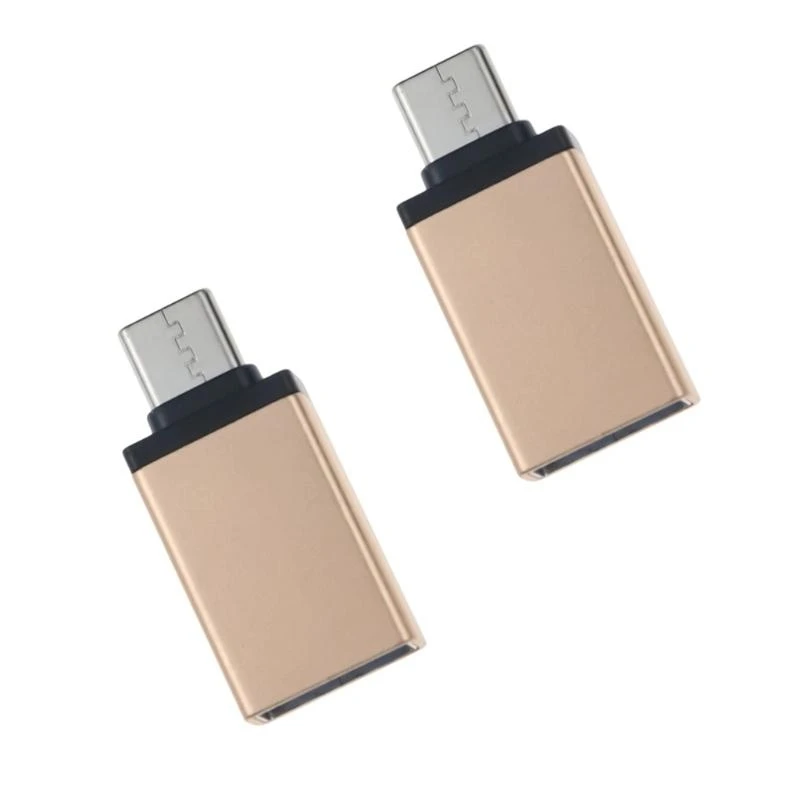 83ce 2pcs USB C до USB3.0 Адаптер USB до USB C OTG -адаптер для устройств типа C